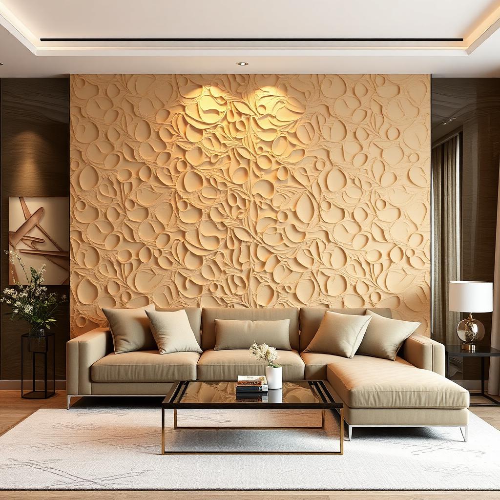 3D Feature Wall — Reception