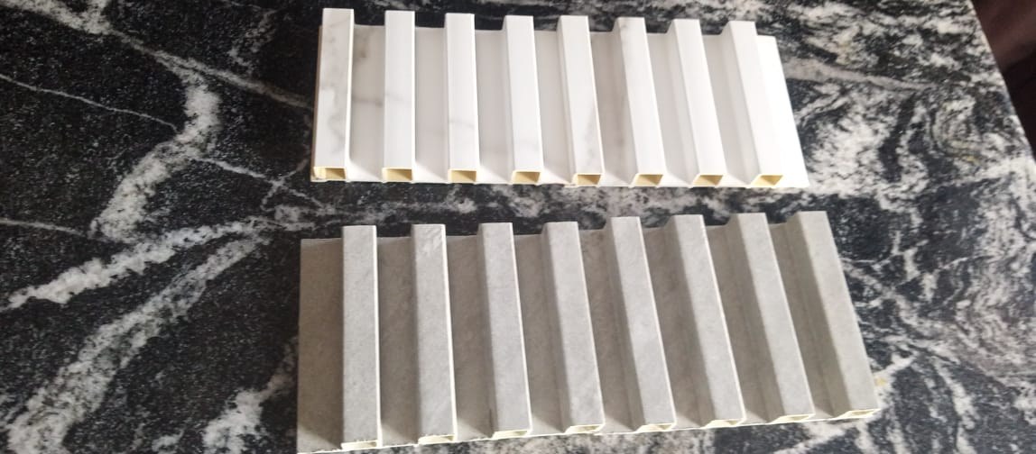 PVC Wall Slat Panel — Marble